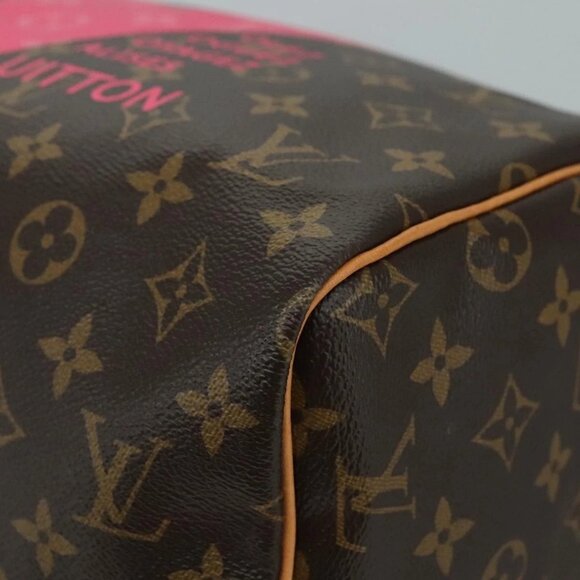 LOUIS VUITTON Monogram V Line Speedy 30 Hand Bag M41533 LV Auth 105968A - Picture 4 of 16
